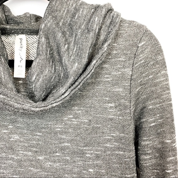 Long Sleeve Cowl Neck Athletic Sweater - Picture 2 of 10
